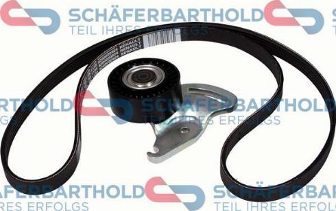 Schferbarthold 310 28 543 01 11 - Поликлиновый ременный комплект autospares.lv