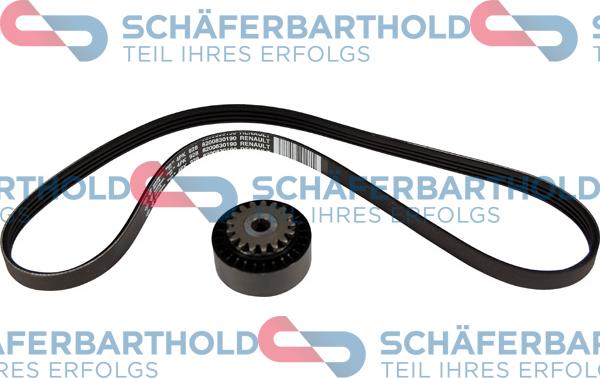 Schferbarthold 310 28 585 01 11 - Поликлиновый ременный комплект autospares.lv