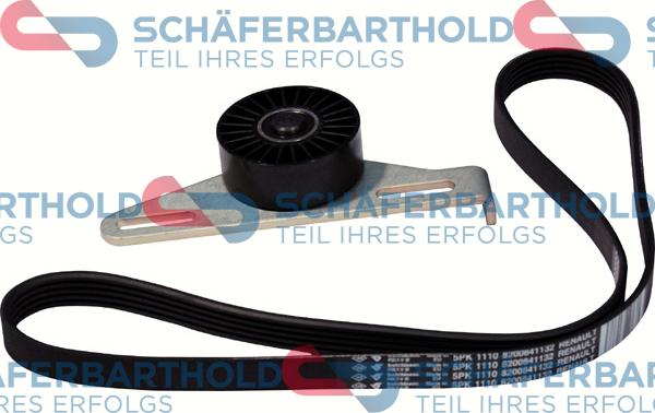 Schferbarthold 310 28 523 01 11 - Поликлиновый ременный комплект autospares.lv