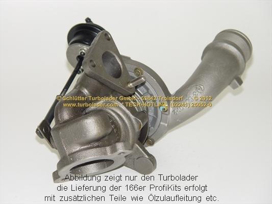 Schlütter Turbolader 166-09050 - Турбина, компрессор autospares.lv