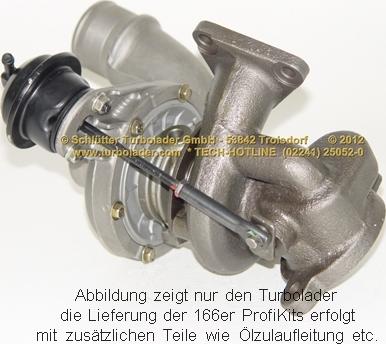 Schlütter Turbolader 166-09050 - Турбина, компрессор autospares.lv