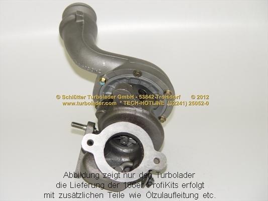 Schlütter Turbolader 166-09050 - Турбина, компрессор autospares.lv