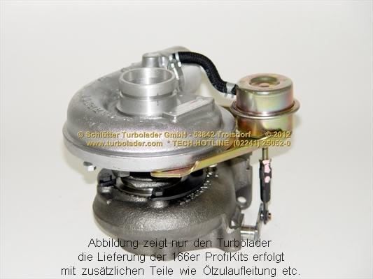 Schlütter Turbolader 166-09081 - Турбина, компрессор autospares.lv