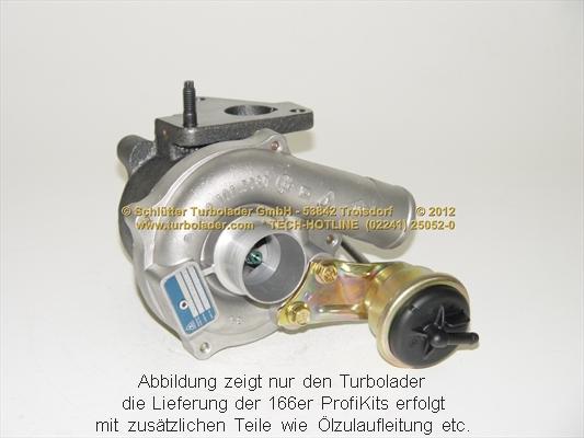 Schlütter Turbolader 166-09180 - Турбина, компрессор autospares.lv