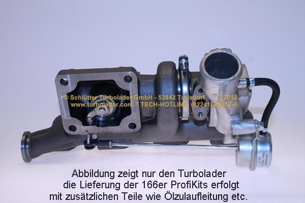 Schlütter Turbolader 166-09375 - Турбина, компрессор autospares.lv