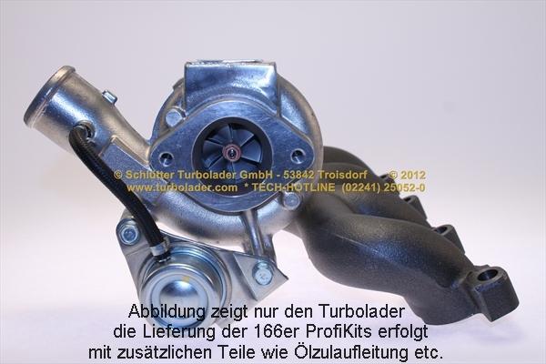 Schlütter Turbolader 166-09375 - Турбина, компрессор autospares.lv