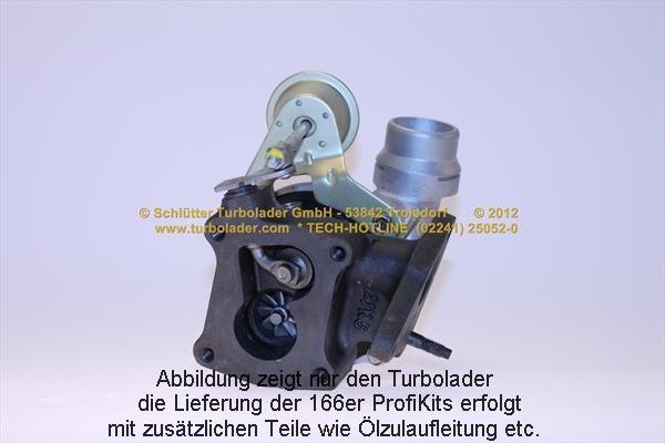 Schlütter Turbolader 166-09250EOL - Турбина, компрессор autospares.lv