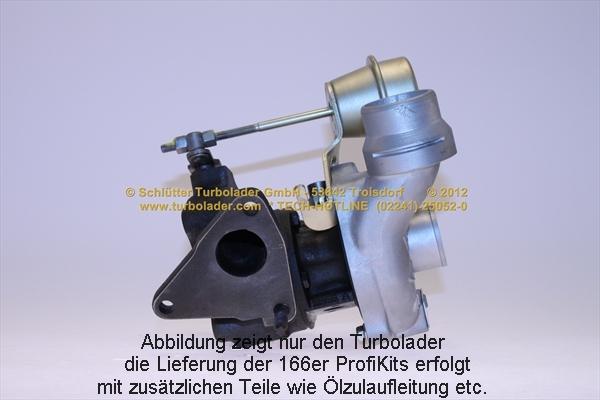 Schlütter Turbolader 166-09250EOL - Турбина, компрессор autospares.lv