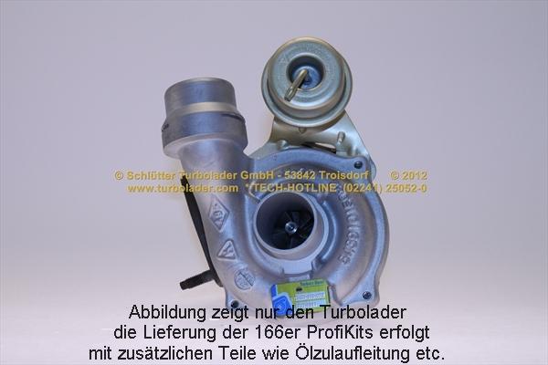 Schlütter Turbolader 166-09250 - Турбина, компрессор autospares.lv