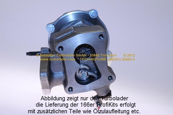 Schlütter Turbolader 166-09220 - Турбина, компрессор autospares.lv