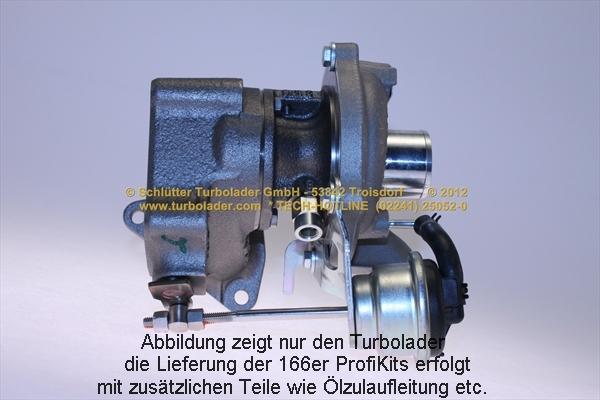 Schlütter Turbolader 166-09220 - Турбина, компрессор autospares.lv