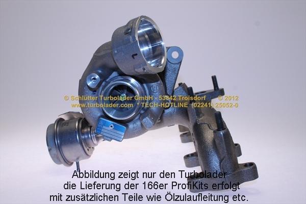 Schlütter Turbolader 166-04010 - Турбина, компрессор autospares.lv