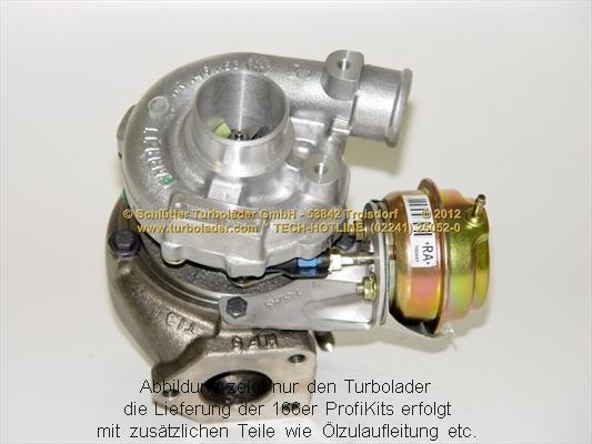 Schlütter Turbolader PRO-04025 - Турбина, компрессор autospares.lv