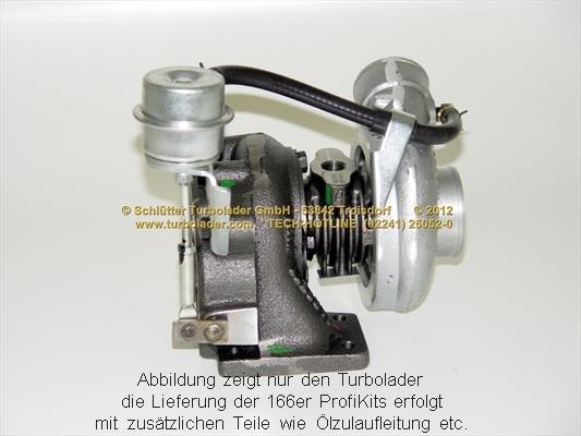 Schlütter Turbolader 166-05020 - Турбина, компрессор autospares.lv