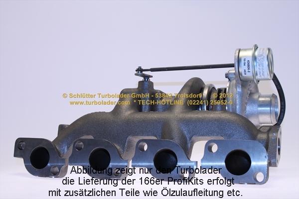 Schlütter Turbolader 166-05111 - Турбина, компрессор autospares.lv