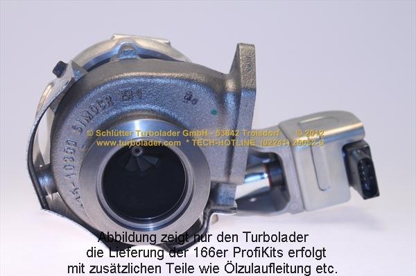 Schlütter Turbolader 166-05225 - Турбина, компрессор autospares.lv