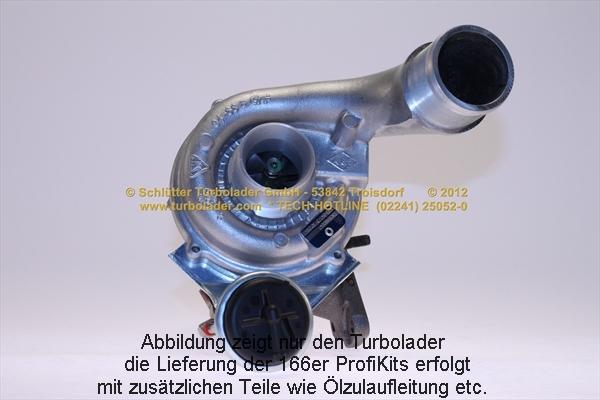 Schlütter Turbolader 166-00405 - Турбина, компрессор autospares.lv