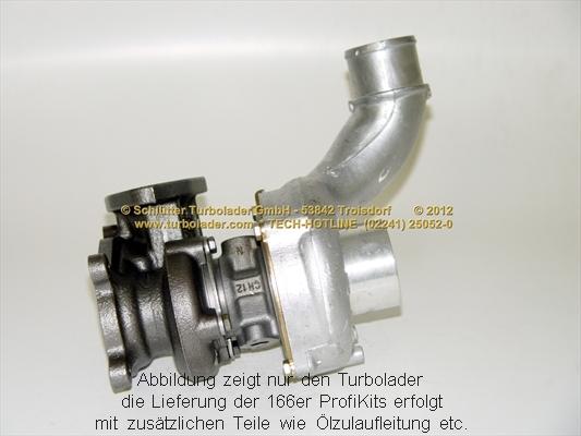 Schlütter Turbolader PRO-00425 - Турбина, компрессор autospares.lv