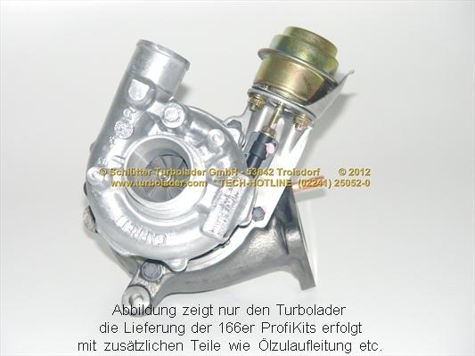 Schlütter Turbolader 166-00590 - Турбина, компрессор autospares.lv