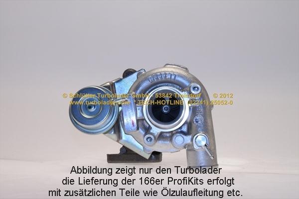 Schlütter Turbolader 166-00520 - Турбина, компрессор autospares.lv