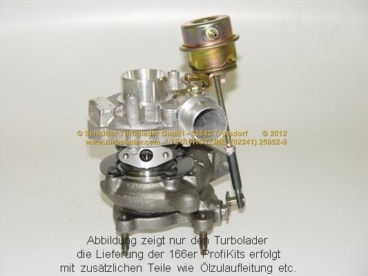 Schlütter Turbolader PRO-00580 - Турбина, компрессор autospares.lv