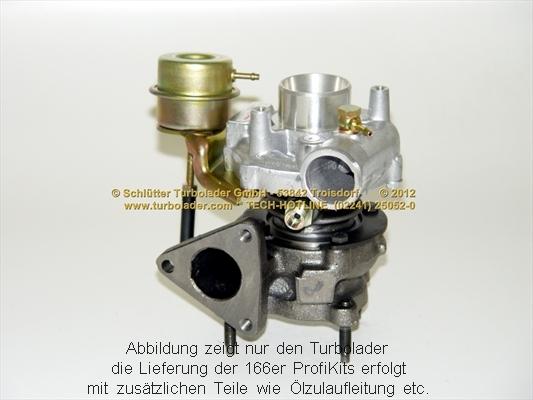 Schlütter Turbolader 166-00600 - Турбина, компрессор autospares.lv