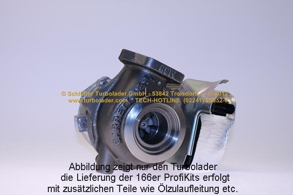 Schlütter Turbolader 166-00626 - Турбина, компрессор autospares.lv