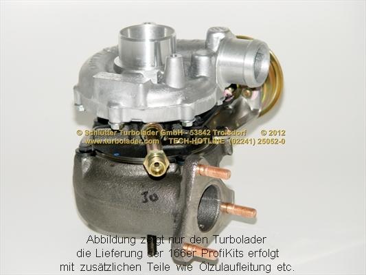 Schlütter Turbolader PRO-00050 - Турбина, компрессор autospares.lv