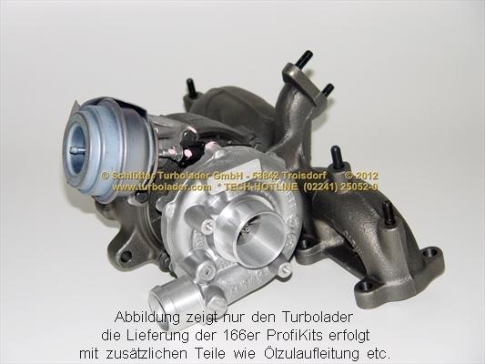 Schlütter Turbolader 166-01635 - Турбина, компрессор autospares.lv