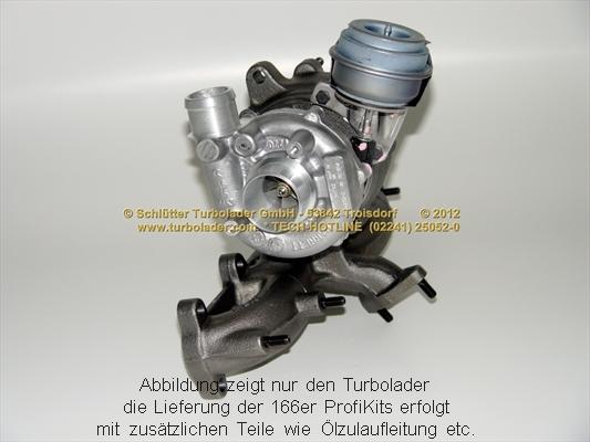 Schlütter Turbolader 166-01565 - Турбина, компрессор autospares.lv