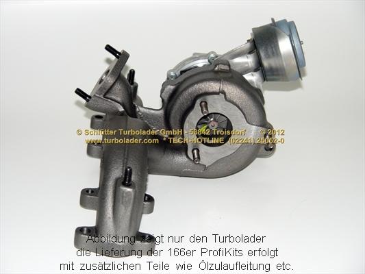 Schlütter Turbolader 166-01635 - Турбина, компрессор autospares.lv