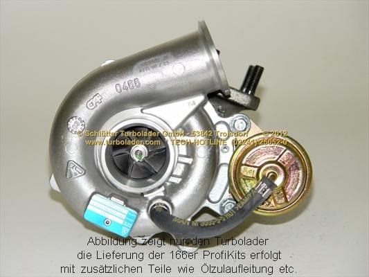 Schlütter Turbolader 166-00155 - Турбина, компрессор autospares.lv