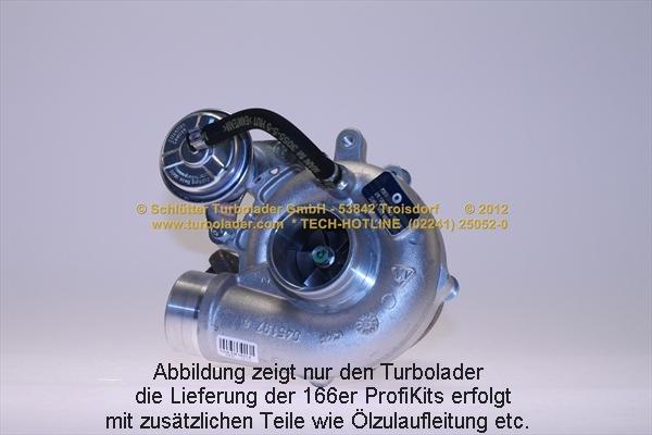 Schlütter Turbolader 166-00165 - Турбина, компрессор autospares.lv