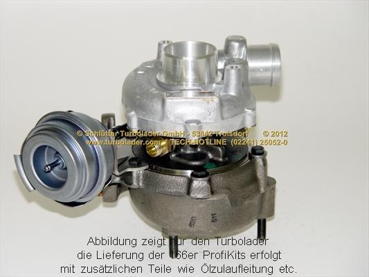 Schlütter Turbolader 166-00100 - Турбина, компрессор autospares.lv
