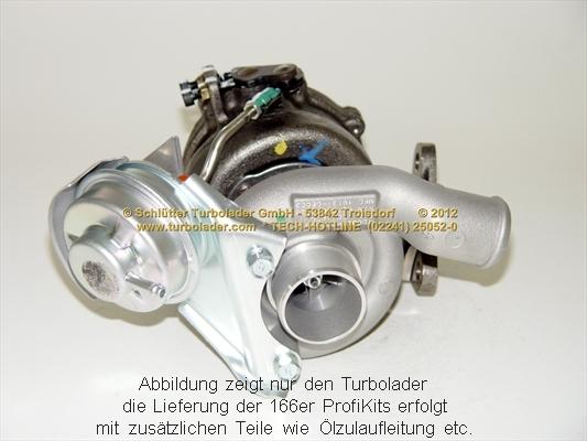 Schlütter Turbolader 166-00365 - Турбина, компрессор autospares.lv