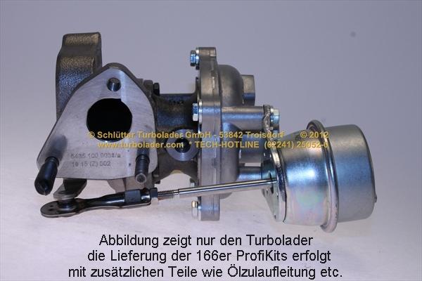 Schlütter Turbolader 166-00305 - Турбина, компрессор autospares.lv