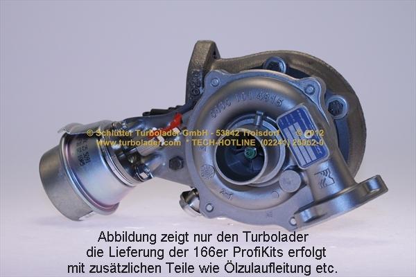 Schlütter Turbolader 166-00315 - Турбина, компрессор autospares.lv