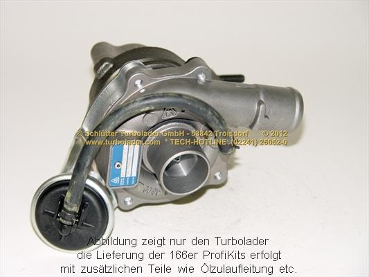 Schlütter Turbolader 166-00345 - Турбина, компрессор autospares.lv