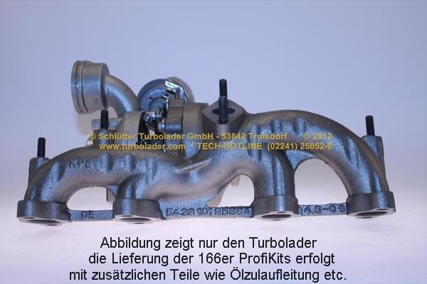 Schlütter Turbolader 166-00320EOL D - Турбина, компрессор autospares.lv