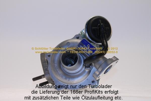 Schlütter Turbolader 166-00295 - Турбина, компрессор autospares.lv