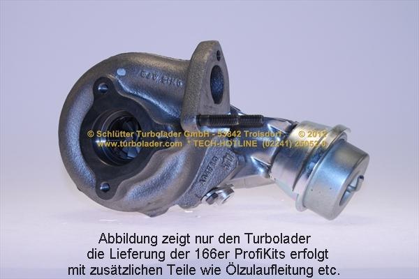 Schlütter Turbolader 166-00235 - Турбина, компрессор autospares.lv