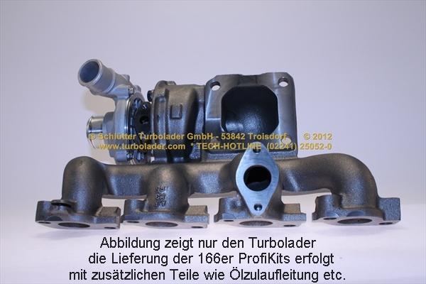 Schlütter Turbolader 166-00730 - Турбина, компрессор autospares.lv