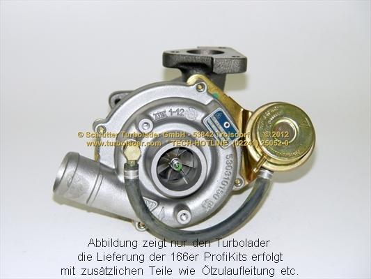 Schlütter Turbolader 166-01465 - Турбина, компрессор autospares.lv