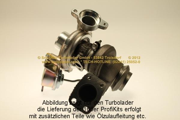 Schlütter Turbolader 166-01671 - Турбина, компрессор autospares.lv