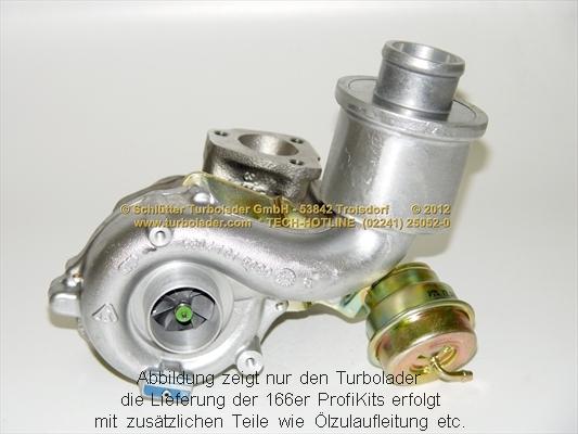 Schlütter Turbolader 166-01051 - Турбина, компрессор autospares.lv