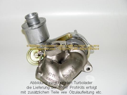 Schlütter Turbolader PRO-01040 - Турбина, компрессор autospares.lv