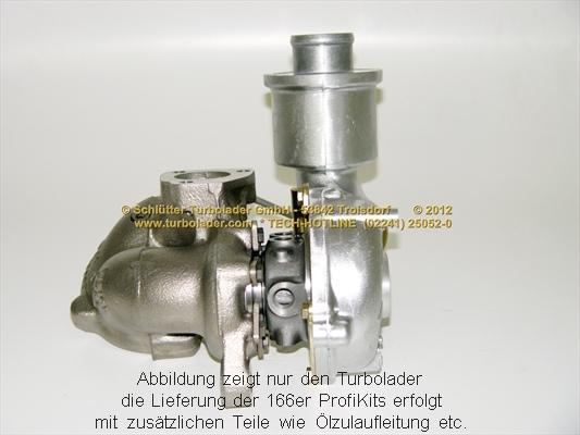 Schlütter Turbolader 166-01051 - Турбина, компрессор autospares.lv