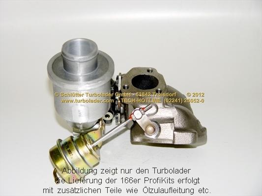 Schlütter Turbolader PRO-01040 - Турбина, компрессор autospares.lv