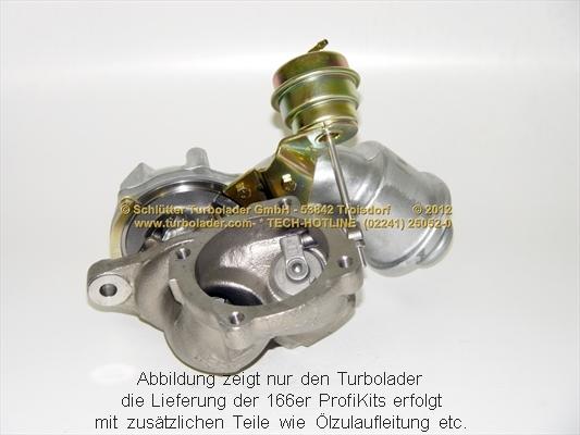 Schlütter Turbolader 166-01051 - Турбина, компрессор autospares.lv