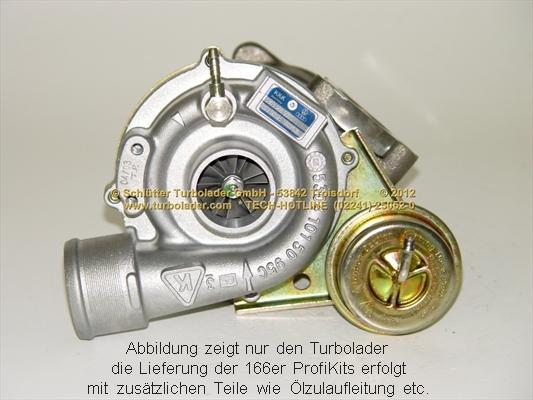 Schlütter Turbolader 166-01000 - Турбина, компрессор autospares.lv